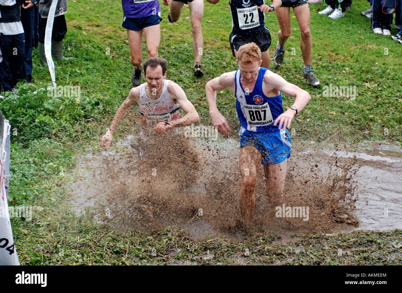Men`s crosscountry running race at Senneleys Park, Birmingham, England